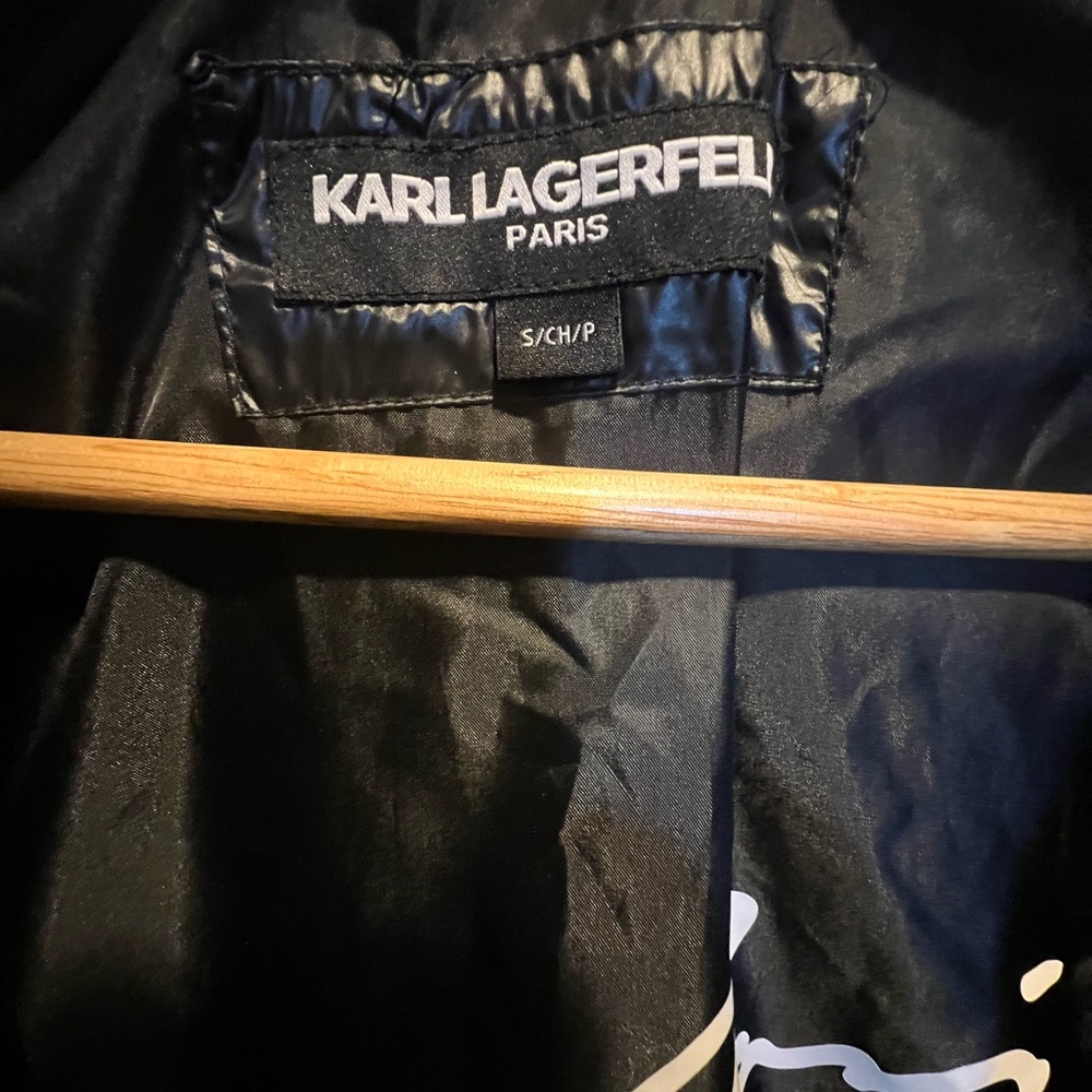Karl Lagerfeld Elegant Black Outerwear